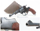RUSSIAN World War II Soviet NAGANT Model 1895 TULA ARSENAL 7.62mm RevolverWORLD WAR II ERA Nagant Revolver with HOLSTER