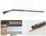 Antique Half-Stock .38 Caliber Percussion American LONG RIFLE by LITTLE Kentucky Style HUNTING/HOMESTEAD Long Rifle - 1 of 19