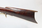 Antique Half-Stock .38 Caliber Percussion American LONG RIFLE by LITTLE Kentucky Style HUNTING/HOMESTEAD Long Rifle - 15 of 19
