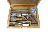 CASED Pre-CIVIL WAR Era COLT Model 1855 “ROOT” Side-Hammer POCKET RevolverFIRST YEAR PRODUCTION Revolver with ACCESSORIES - 3 of 20