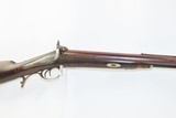 NEW YORK Antique DOUBLE RIFLE by PHILLIPS Side by Side .44 Cal. PercussionLARGE GAME Double Rifle with POWDER FLASK - 4 of 20