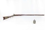 NEW YORK Antique DOUBLE RIFLE by PHILLIPS Side by Side .44 Cal. PercussionLARGE GAME Double Rifle with POWDER FLASK - 2 of 20