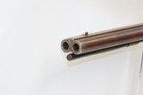 NEW YORK Antique DOUBLE RIFLE by PHILLIPS Side by Side .44 Cal. PercussionLARGE GAME Double Rifle with POWDER FLASK - 18 of 20