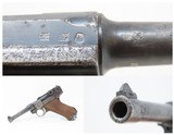 c1935 mfr Code “G” Date World War II German MAUSER “s/42” Luger P.08 Pistol WWII German Semi-Automatic C&R Sidearm