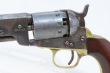 CASED CIVIL WAR Era MANHATTAN FIRE ARMS CO. Series III Perc. NAVY Revolver
ENGRAVED ANTIQUE With Multi-Panel CYLINDER SCENE - 8 of 24