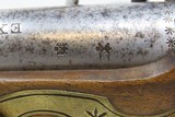 Antique SHARPE of LONDON “Extra Sharpe Proof” Flintlock TRADE Belt Pistol
Early-1800s British Export with Birmingham Proofs - 10 of 18