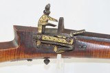 Antique GOLD INLAID Ornate Spanish .52 Caliber Caucasian MIQUELET Rifle
Late 18th to Early 19th Century Miquelet Rifle - 4 of 18