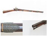 Antique GOLD INLAID Ornate Spanish .52 Caliber Caucasian MIQUELET RifleLate 18th to Early 19th Century Miquelet Rifle