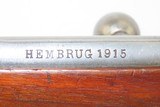 Dutch HEMBRUG GEWEER Model 1895 6.5mm Bolt Action MANNLICHER Carbine C&R
World War I & II Infantry Rifle - 13 of 19