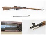 1935 Dated SOVIET TULA ARSENAL Mosin-Nagant 7.62mm Model 1891/30 C&R Rifle
With FINNISH ARMY “SA” Stamp & SPIKE BAYONET - 1 of 20
