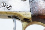 CIVIL WAR Antique COLT Model 1849 POCKET .31 Caliber PERCUSSION Revolver
Handy WILD WEST SIX-SHOOTER Made In 1863 - 6 of 22