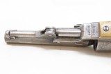 CIVIL WAR Antique COLT Model 1849 POCKET .31 Caliber PERCUSSION Revolver
Handy WILD WEST SIX-SHOOTER Made In 1863 - 18 of 22