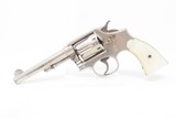 Smith & Wesson .38 MILITARY & POLICE Model of 1905 .38 SPECIAL Revolver C&R BEAUTIFUL NICKEL 4th Change Revolver w/ PEARL GRIP - 2 of 20