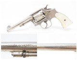Smith & Wesson .38 MILITARY & POLICE Model of 1905 .38 SPECIAL Revolver C&R BEAUTIFUL NICKEL 4th Change Revolver w/ PEARL GRIP