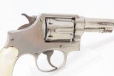 Smith & Wesson .38 MILITARY & POLICE Model of 1905 .38 SPECIAL Revolver C&R BEAUTIFUL NICKEL 4th Change Revolver w/ PEARL GRIP - 19 of 20