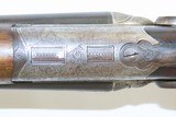 Engraved AUSTRIAN SxS Rifle & 16 Gauge Shotgun Combination CAPE GUN C&RWith CHECKERED STOCK and GAME SCENE ENGRAVINGS - 8 of 23