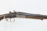 Engraved AUSTRIAN SxS Rifle & 16 Gauge Shotgun Combination CAPE GUN C&RWith CHECKERED STOCK and GAME SCENE ENGRAVINGS - 20 of 23