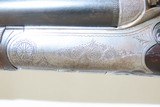Engraved AUSTRIAN SxS Rifle & 16 Gauge Shotgun Combination CAPE GUN C&RWith CHECKERED STOCK and GAME SCENE ENGRAVINGS - 7 of 23