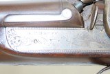 c1850s Antique R.P. BRUFF Side by Side 14 Gauge PERCUSSION Shotgun ENGRAVED Scarce Mid-1800s Double Barrel w/CHECKERED STOCK - 5 of 17