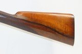 c1850s Antique R.P. BRUFF Side by Side 14 Gauge PERCUSSION Shotgun ENGRAVED Scarce Mid-1800s Double Barrel w/CHECKERED STOCK - 2 of 17