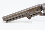 CIVIL WAR Era Antique COLT Model 1849 POCKET .31 Cal. PERCUSSION Revolver
HARTFORD, CONNECTICUT Manufactured in 1859 - 5 of 20
