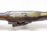 EUROPEAN Antique “MANSTOPPER” .67 Caliber FLINTLOCK Belt/Holster PistolENGRAVED With BRASS POMMEL and Trim - 12 of 17