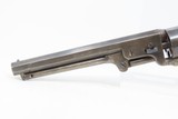 c1863 CIVIL WAR Antique COLT Model 1851 NAVY 36 Caliber PERCUSSION Revolver Manufactured in 1863 in Hartford, Connecticut! - 5 of 19
