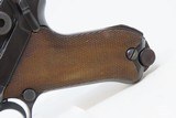 Commercial INTERWAR DWM German LUGER P.08 7.65mm Semi-Automatic PISTOL C&RCROWN/N Proof; TREATY OF VERSAILLES Caliber w/HOLSTER - 5 of 19