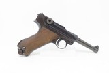 Commercial INTERWAR DWM German LUGER P.08 7.65mm Semi-Automatic PISTOL C&RCROWN/N Proof; TREATY OF VERSAILLES Caliber w/HOLSTER - 16 of 19