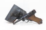 Commercial INTERWAR DWM German LUGER P.08 7.65mm Semi-Automatic PISTOL C&RCROWN/N Proof; TREATY OF VERSAILLES Caliber w/HOLSTER - 2 of 19