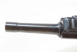 Commercial INTERWAR DWM German LUGER P.08 7.65mm Semi-Automatic PISTOL C&RCROWN/N Proof; TREATY OF VERSAILLES Caliber w/HOLSTER - 14 of 19