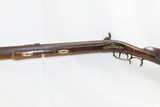 Antique BACK ACTION Half Stock AMERICAN Percussion .42 Caliber Long Rifle
“HENRY ELWELL/WARRANTED” Lock w/ NRA Informational Letter - 16 of 19