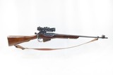 1944 Date WORLD WAR II Era LONG BRANCH Enfield No. 4 Mk1 C&R MILITARY Rifle INFANTRY Weapon of ENGLAND & CANADA with SCOPE - 2 of 19