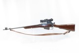 1944 Date WORLD WAR II Era LONG BRANCH Enfield No. 4 Mk1 C&R MILITARY Rifle INFANTRY Weapon of ENGLAND & CANADA with SCOPE - 14 of 19