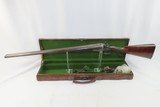 CASED Antique English W.R. PAPE 12 Gauge Double Barrel SxS HAMMER Shotgun
12 Gauge English Made Shotgun w/CHECKERED STOCK - 22 of 22