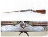 CASED Antique English W.R. PAPE 12 Gauge Double Barrel SxS HAMMER Shotgun
12 Gauge English Made Shotgun w/CHECKERED STOCK - 1 of 22