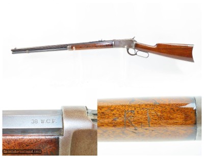 c1911 mfr WINCHESTER Model 1892 Lever Action .38-40 WCF RIFLE C&R Octagonal Classic Lever Action Repeater Made in 1911