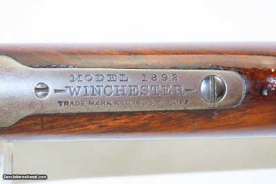 c1911 mfr WINCHESTER Model 1892 Lever Action .38-40 WCF RIFLE C&R Octagonal Classic Lever Action Repeater Made in 1911 - Image 13 of 22
