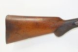 CASED & ENGRAVED Belgian Double Barrel BACK ACTION 16 g. HAMMER Shotgun C&R Nice Turn of the Century Fowling Gun - 15 of 20