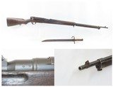 EMPIRE of JAPAN World War II PACIFIC THEATER Kokura Type 38 C&R Army RIFLEArisaka with BAYONET, SCABBARD, and DUST COVER