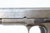 c1918 U.S. PROPERTY COLT Model 1911 .45 Caliber Semi-Automatic Pistol C&RWW I era Model 1911 GOVT Model - 6 of 19