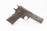 c1918 U.S. PROPERTY COLT Model 1911 .45 Caliber Semi-Automatic Pistol C&RWW I era Model 1911 GOVT Model - 16 of 19