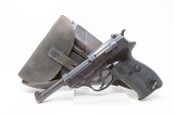THIRD REICH German MAUSER World War II “byf/43” Code 9mm C&R P.38 Pistol
HOLSTERED Semi-Auto Designed to Replace the Luger P.08 - 2 of 20