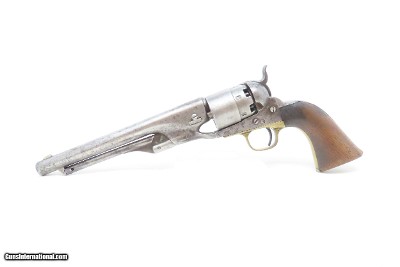 Antique Mid-CIVIL WAR COLT U.S. Model 1860 ARMY .44 Cal Percussion REVOLVER Revolver Used Past the Civil War into the WILD WEST - Image 2 of 19