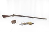 Antique U.S. SPRINGFIELD Model 1842 Percussion .69 Cal. Smoothbore MUSKET
With BAYONET & Various Accessories - 2 of 20