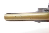 REVOLUTIONARY WAR Era B. HOMER Brass Barreled American FLINTLOCK Pistol NICE 240+ Year Old BRASS BARRELED Flintlock Pistol - 9 of 17
