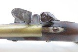REVOLUTIONARY WAR Era B. HOMER Brass Barreled American FLINTLOCK Pistol NICE 240+ Year Old BRASS BARRELED Flintlock Pistol - 8 of 17