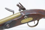 REVOLUTIONARY WAR Era B. HOMER Brass Barreled American FLINTLOCK Pistol NICE 240+ Year Old BRASS BARRELED Flintlock Pistol - 16 of 17