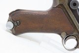 German INTERWAR Commercial DWM LUGER 7.65x21mm Semi-Auto PISTOL C&R P08 .30 Weimar Era Sidearm - 16 of 18