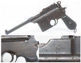 Spanish ASTRA Model 900 Copy of MAUSER C96 Broomhandle Pistol PRE-WWII C&R
1929 Manufactured Semi-Automatic SPANISH HANDGUN - 1 of 20